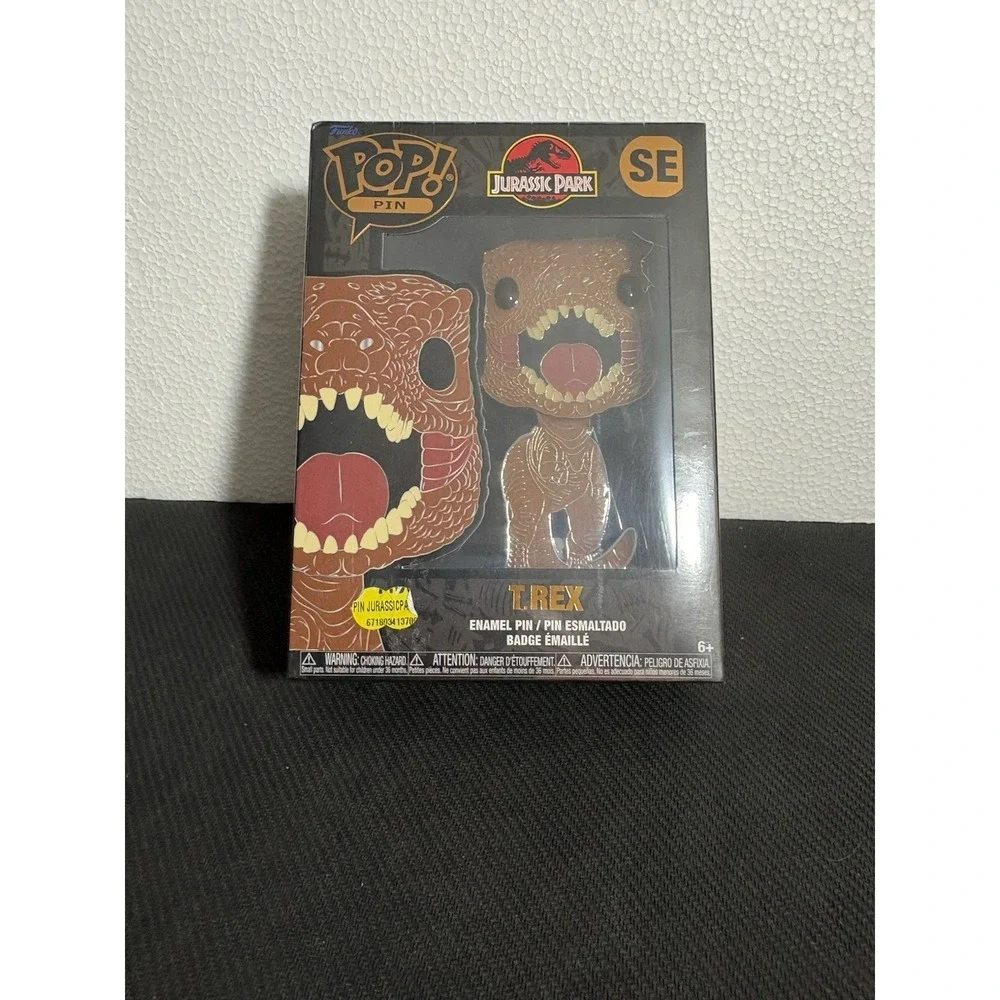 Funko Pop Enamel Pins Jurassic Park T. Rex SE (Special Edition) NEW